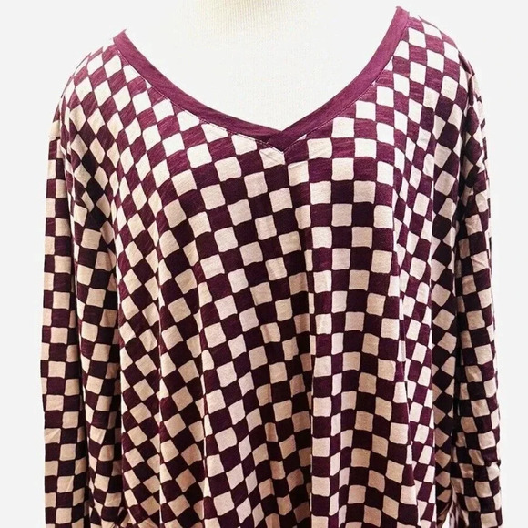 NWT SONOMA Women Long Sleeve Pullover Cotton The Everyday Tee Shirt Top Size 4X - Picture 1 of 12
